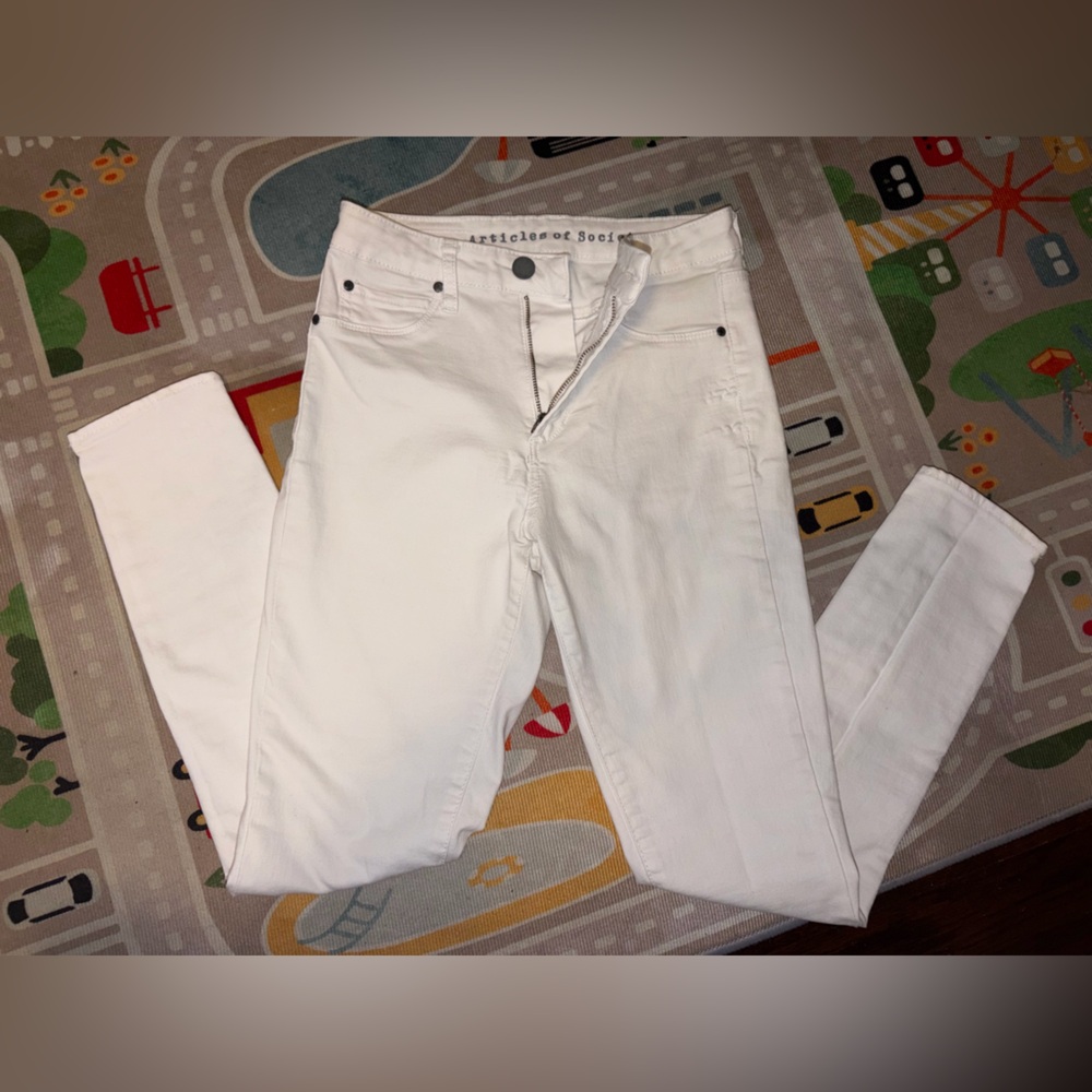 Articles of society white skinny Jean